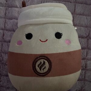 Squishmallows Renne Coffee Cup 8” Plush NWT